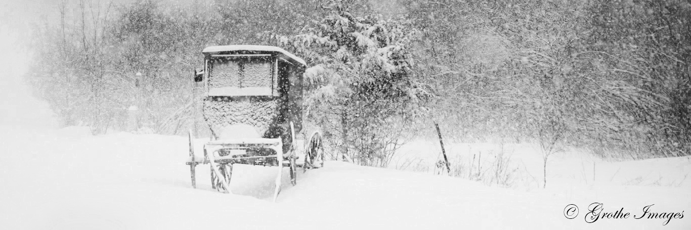 Abandoned Amish Buggy, Waushara County, Wisconsin