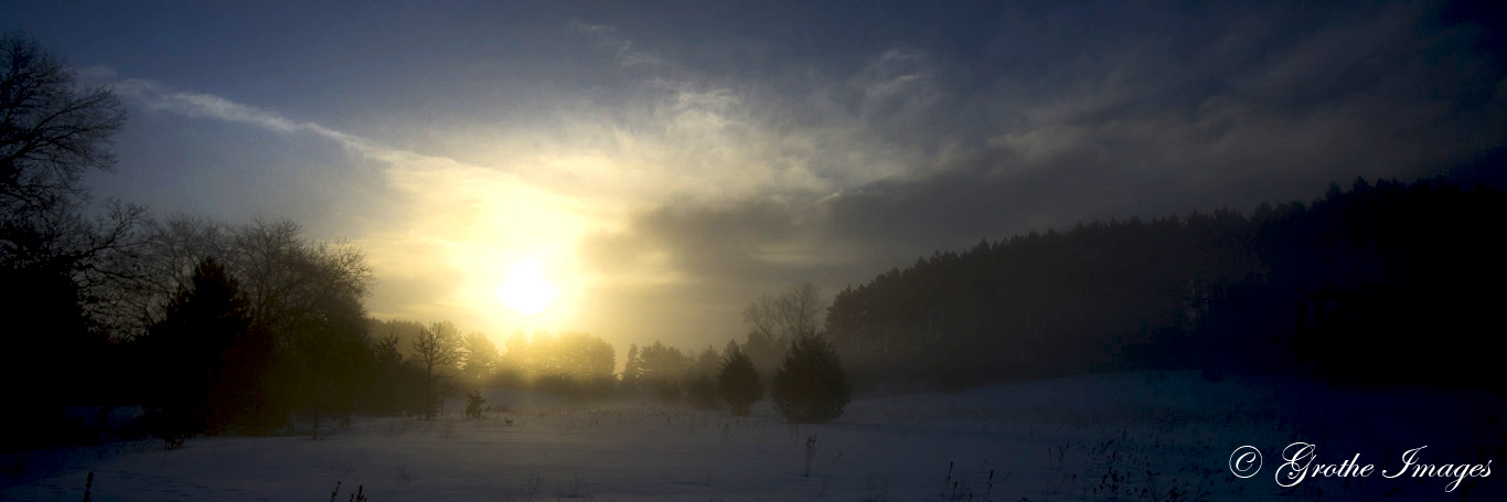 Sunrise in Waushara County, Wisconsin