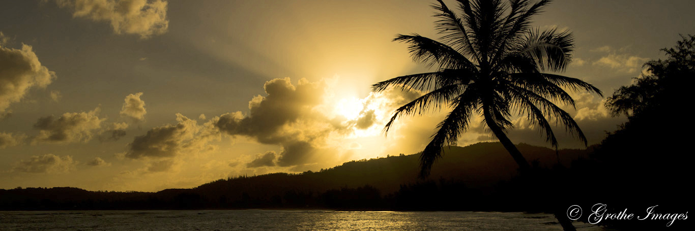 Sunrise on Hanalei Bay, Kauai, Hawaii