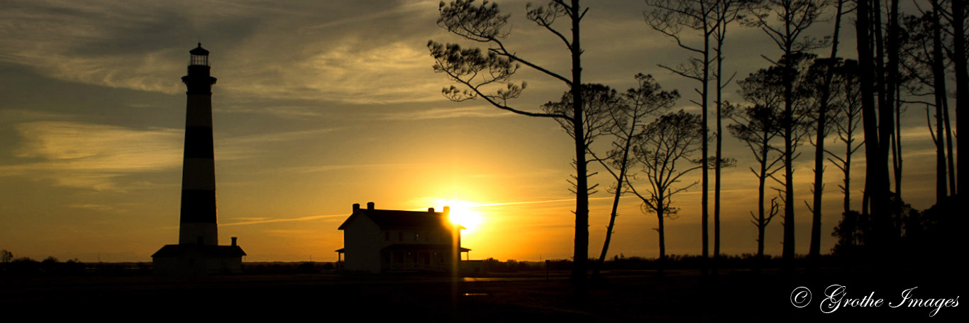 Bodie Island Lighthouse sunrise, Cape Hatteras National Seashore, North Carolina