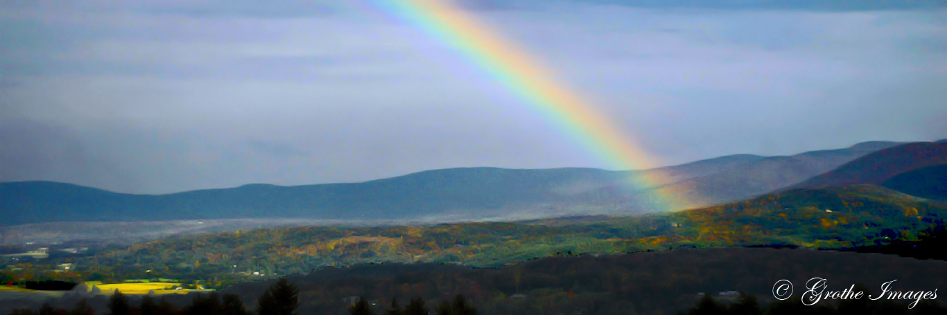 Rainbow near the Trapp Family Lodge, Stowe, Vermont