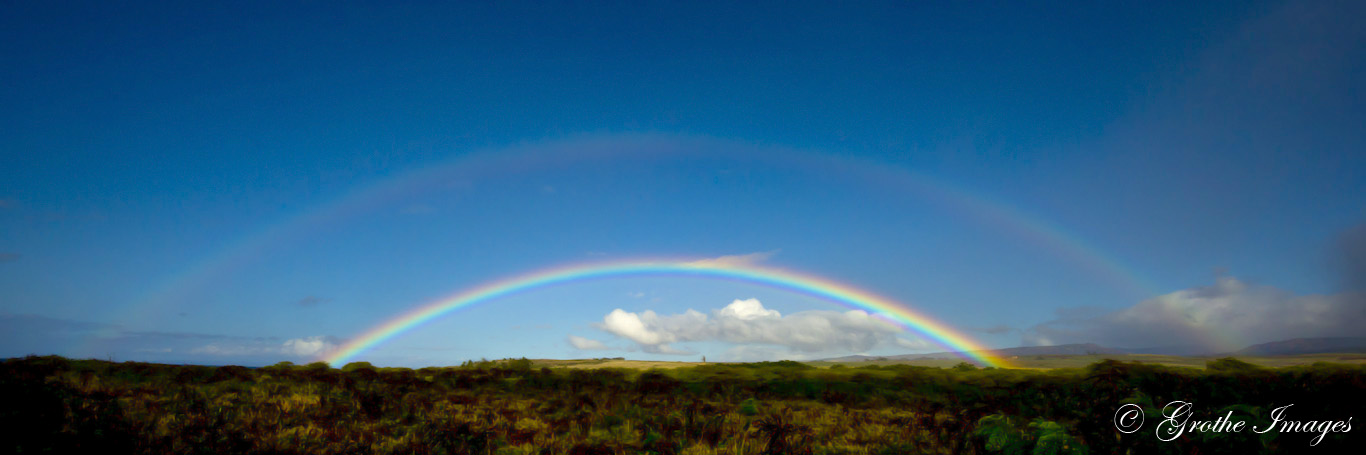 Double rainbow near Hanapepe, Kauai, Hawaii