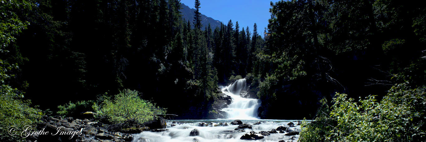 Gros Ventre Falls, Glacier National Park, Montana