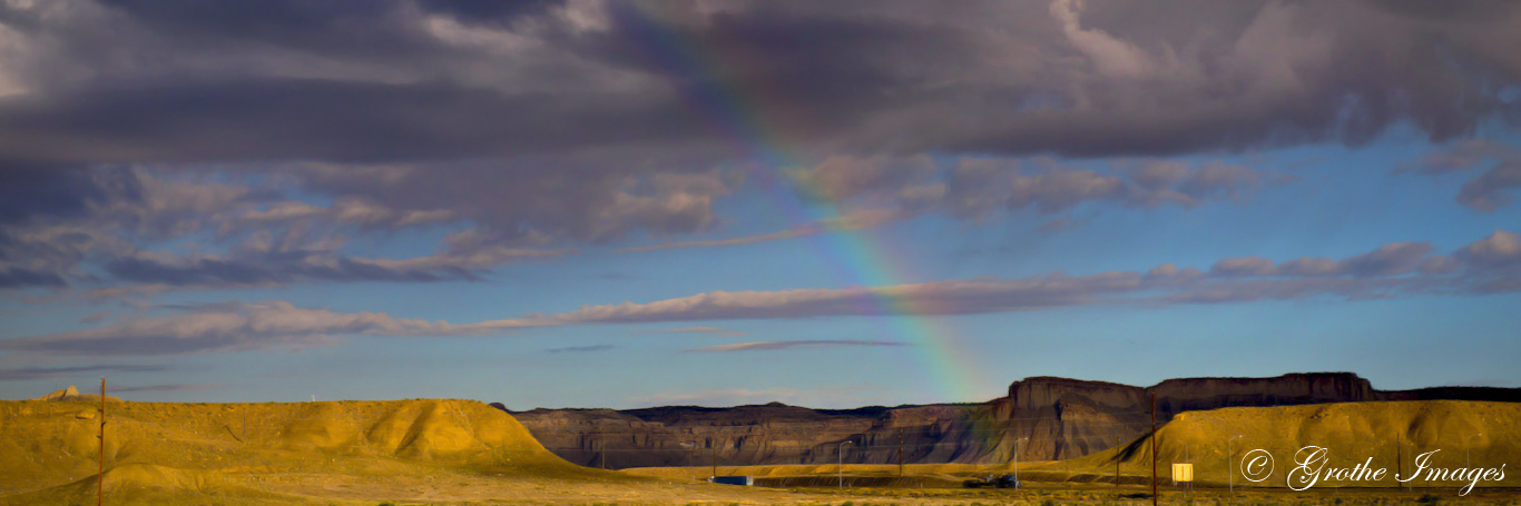 Rainbow near Moab, Utah